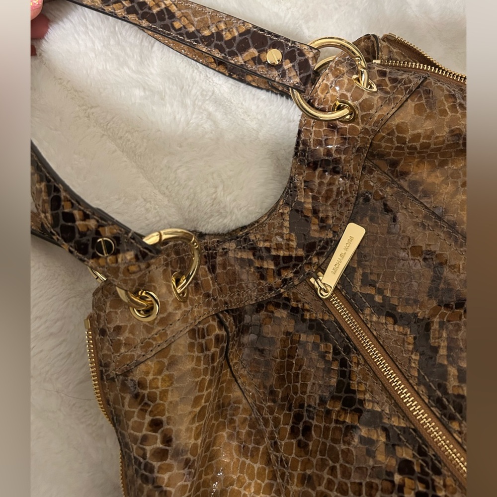 MK Michael Kors limited edition Python Handbag Pu… - image 8